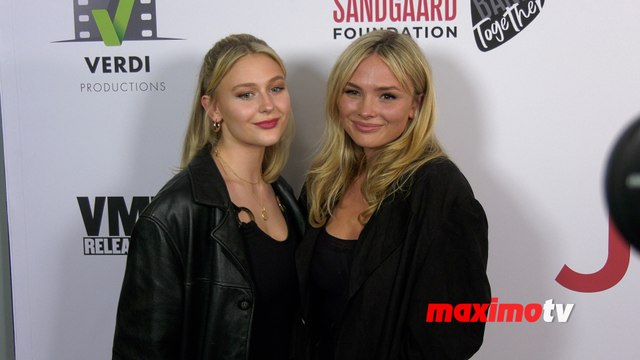 Alyvia Alyn Lind and Natalie Alyn Lind Junction Los Angeles Premiere Red Carpet