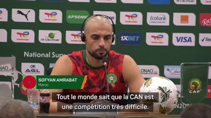 Maroc - Amrabat fier d’être premier mais pense déjà à la suite