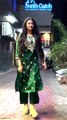Asha Bhosle Ji's Talented Granddaughter Zanai Bhosle In Ethnic Green Outfit
