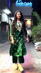 Asha Bhosle Ji's Talented Granddaughter Zanai Bhosle In Ethnic Green Outfit