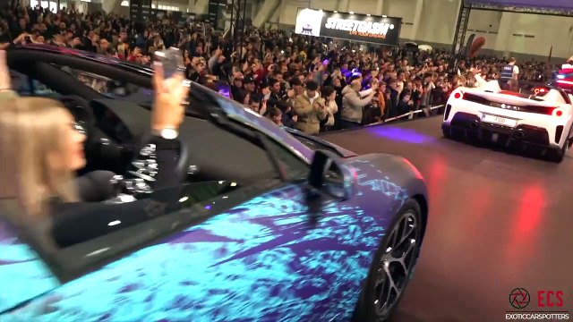 Supercars Revving at Car Show - 1000HP Skyline R33, Top Secret Supra, Valkyrie, Widebody GT-R R35