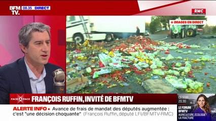 Ouverture des frontières commerciales avec l'Ukraine: "À la place d'être du transit, ça a été déversé sur les marchés européens", regrette François Ruffin