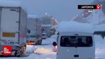 Japonya’da kar kalınlığı 50 santimetreyi aştı: 800 araç mahsur kaldı