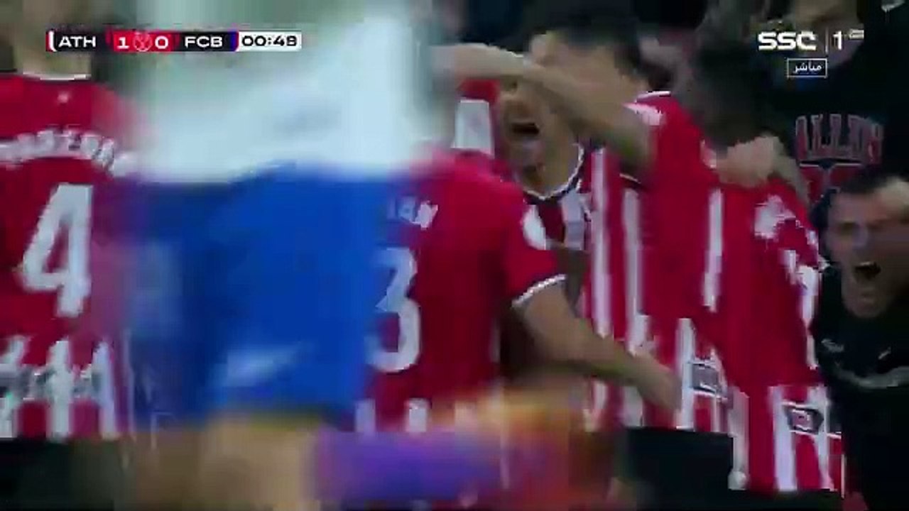 أهداف مباراة برشلونة 2 - 4 أتلتيك بيلباو _ كأس...