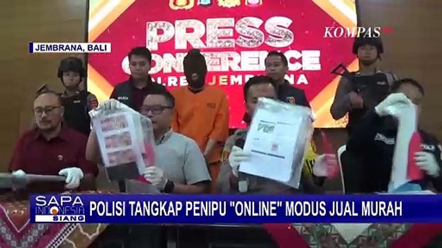 Polisi Tangkap Pelaku Penipuan Online Modus Jual Barang Murah Dibawah Harga Pasaran!