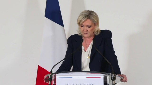 Élections européennes: Même si je ne suis pas moi-même candidate, vous me trouverez impliquée dans ce combat , affirme Marine Le Pen