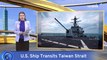 U.S. Navy Destroyer USS John Finn Transits Taiwan Strait
