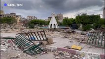 Guerre Israël-Hamas: la ville de Gaza en ruines après 108 jours de guerre