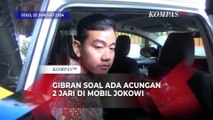 Jawaban Singkat Gibran soal Ada Acungan 2 Jari dari Dalam Mobil Presiden Jokowi