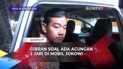 Jawaban Singkat Gibran soal Ada Acungan 2 Jari dari Dalam Mobil Presiden Jokowi