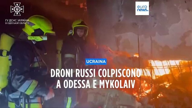 Ucraina: attacco di droni a una raffineria russa a Tuapse, feriti a Odessa