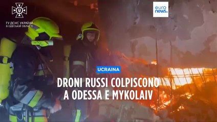 Ucraina: attacco di droni a una raffineria russa a Tuapse, feriti a Odessa