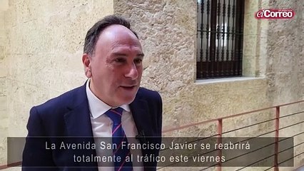 La Avenida San Francisco Javier se reabrirá totalmente al tráfico este viernes