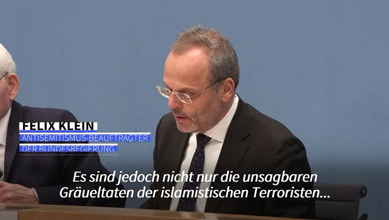 Klein: 'Beschämend' hohe Zahl antisemitischer Straftaten seit dem 7. Oktober
