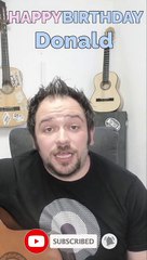 Happy Birthday, Donald! Geburtstagsgrüße an Donald