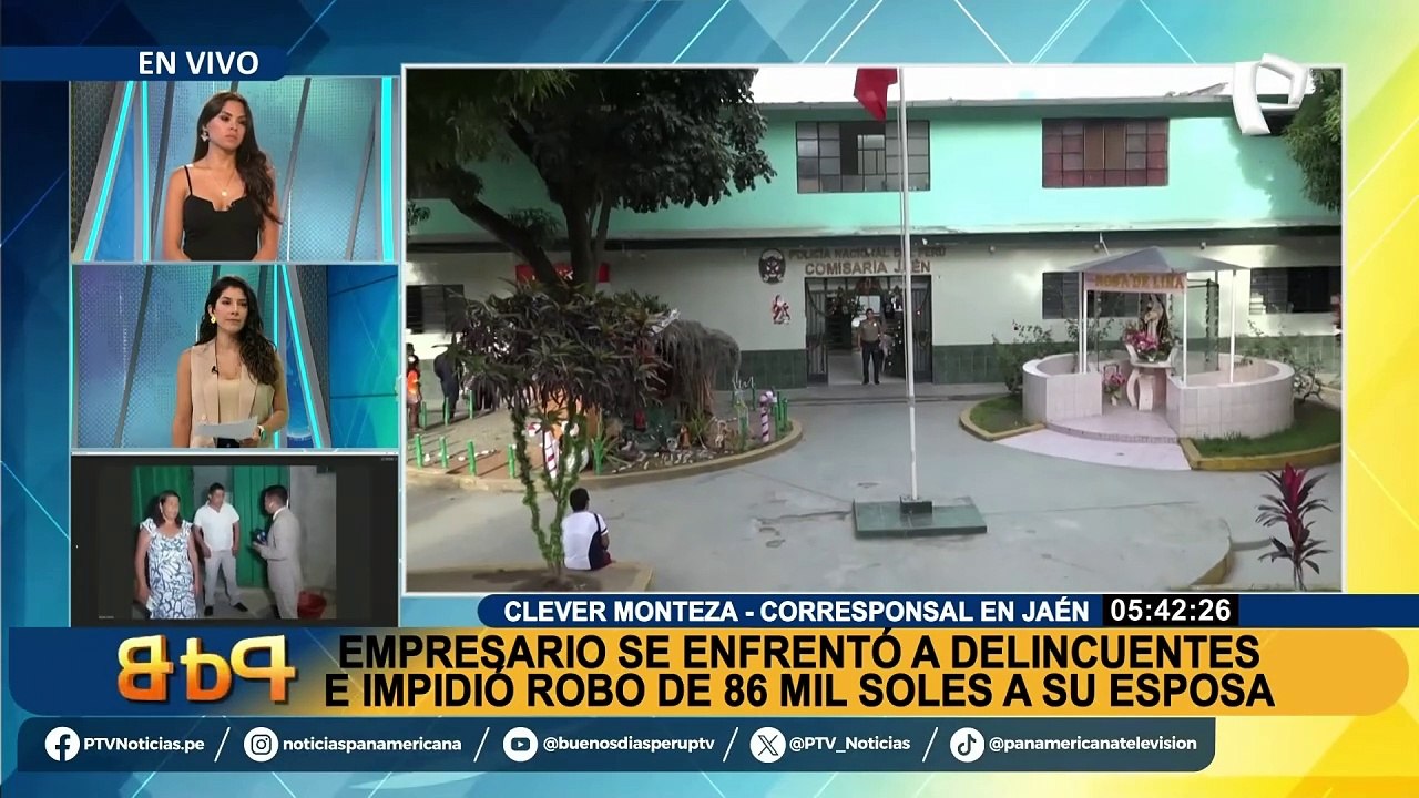 Empresario se enfrenta a ladrones en Jaén y evita que le roben 86 mil soles a su esposa