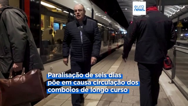 Greve dos maquinistas causa perturbações na circulação dos comboios na Alemanha
