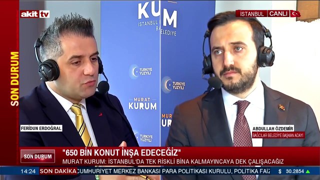 Bağcılar Belediye Başkan Adayı Abdullah Özdemir hedeflerini anlattı