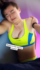 Girl gets Oddlysatisfying Massage #massage #therapy #yoga #meditation #japan #women #asmr #bonecracking #chiropractor #hotstar