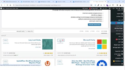 Microsoft Bing Clarity Webmaster Tools - איך לחבר את מייקרוסופט קלריטי לאתר שלכם: איתי ורצ'יק IVBS SEO / PPC