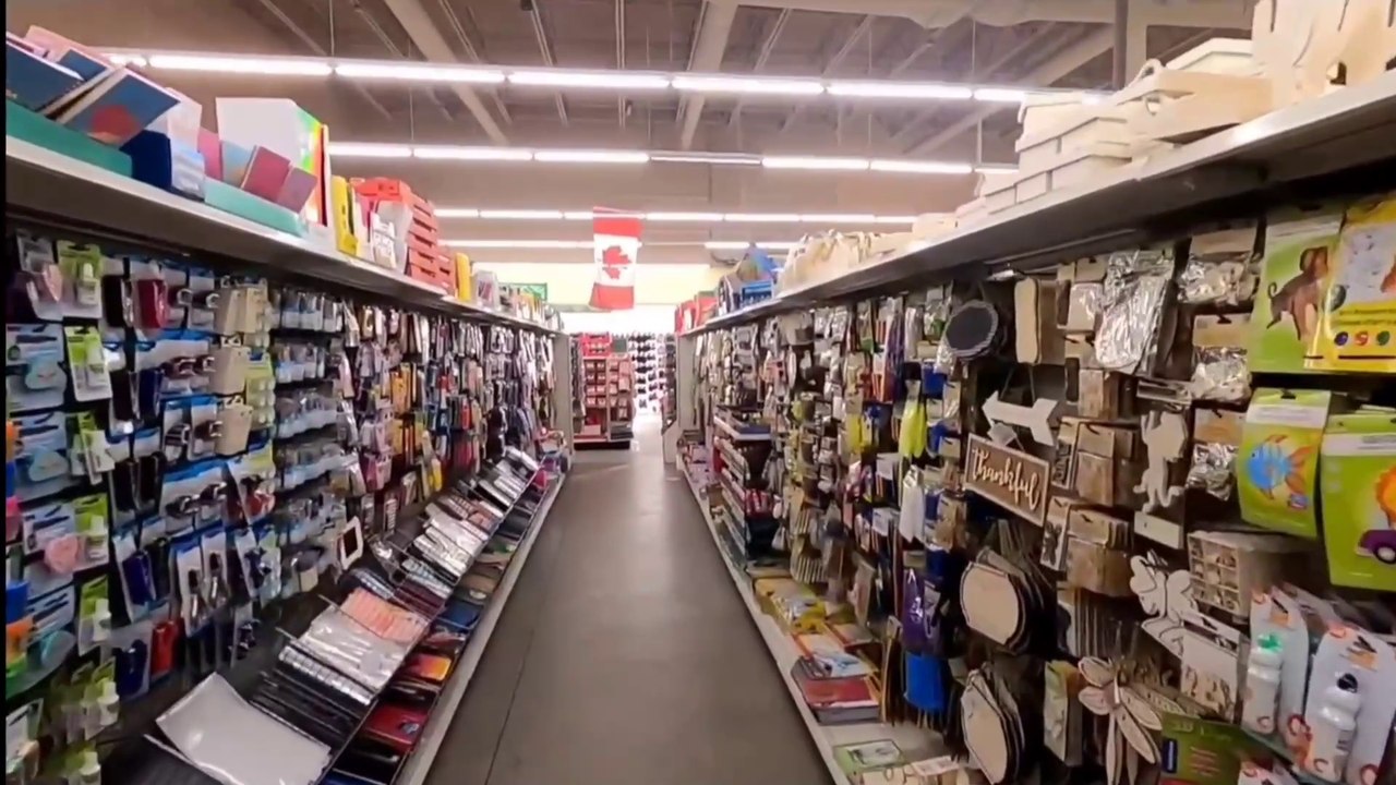 Outside mall DOLLAR TREE Store Tour Peterborough Ontario