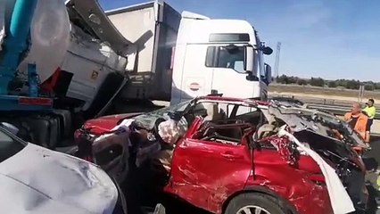 Tres personas han muerto en cinco accidentes ocurridos en la A-4 esta mañana