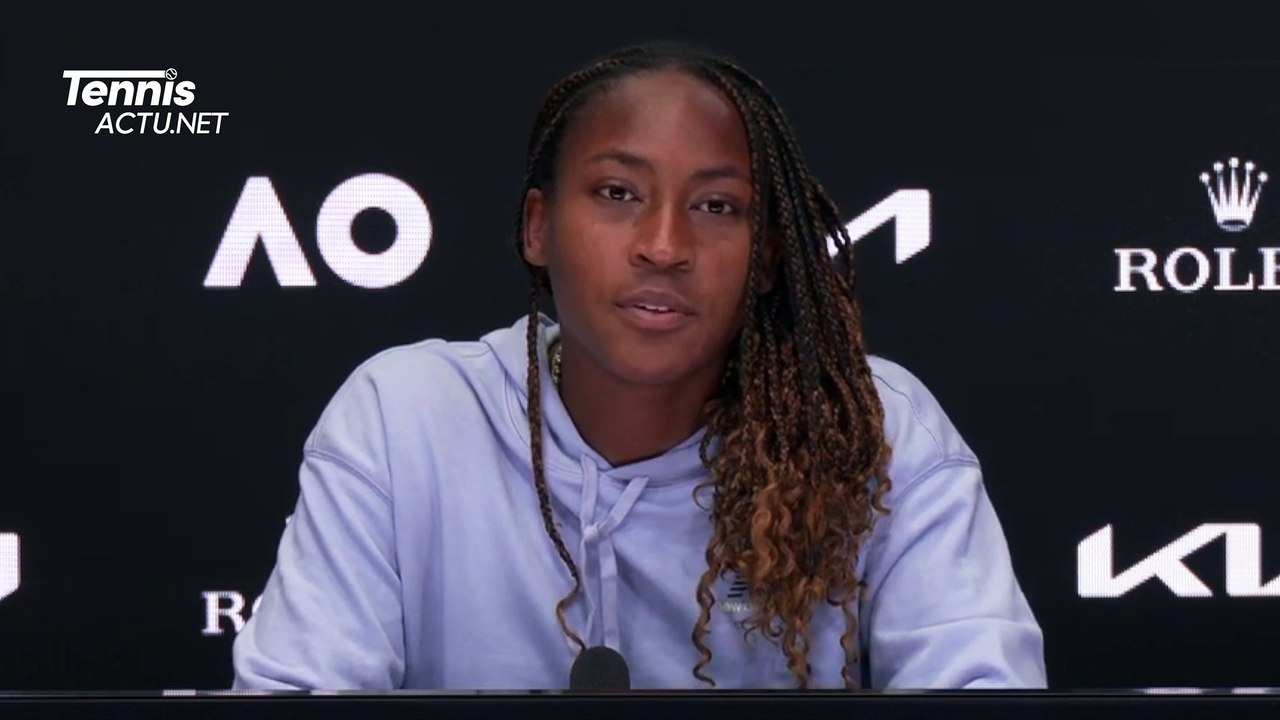 Open d'Australie 2024 - Coco Gauff : "Ouais, je m'amuse. J'ai l'impression que si jamais j'arrive à un moment où j'arrête de m'amuser, je ferais une pause"