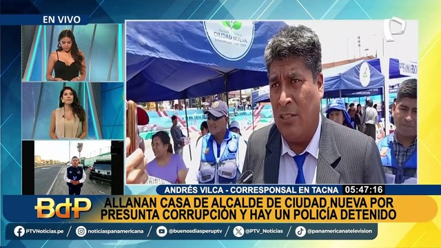 Allanan casa del alcalde de Ciudad Nueva por presuntos actos de corrupción en Tacna