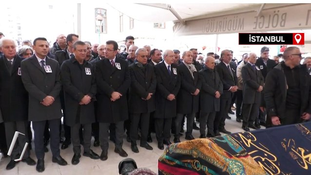 CHP'li eski başkan Altan Öymen'in eşinin cenaze töreni