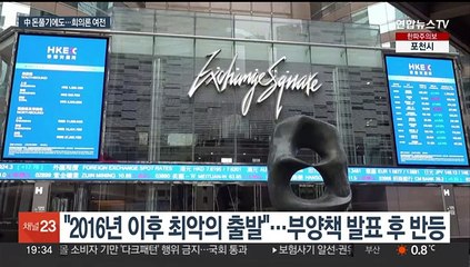 3년간 시가총액 8천조원 증발…중국 '증시부양', 약발 먹힐까