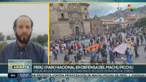 Peruanos protestan contra la privatización de Machu Picchu