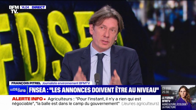Colère des agriculteurs: certaines demandes de la FNSEA représentent un recul sur le plan environnemental