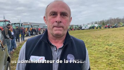 Luc Jennin au sujet de la mobilisation des agriculteurs