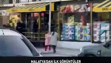 Malatya'daki 5.2'lik depremin ilk görüntüleri