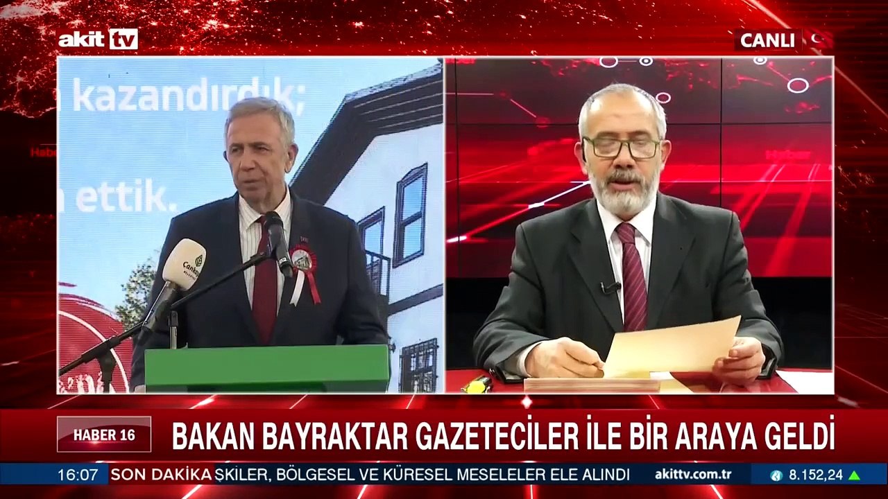 Bakan Bayraktar gazeteciler ile bir araya geldi