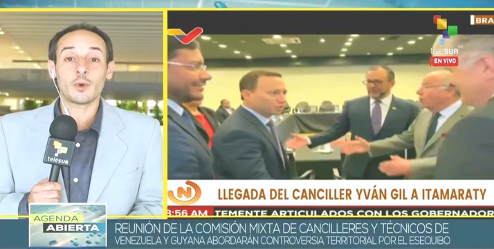 Delegaciones de Venezuela y Guyana abordan controversia sobre el Esequibo en Brasil