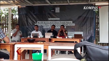 Pengelolaan Barang Bukti Sitaan Tindak Pidana Lingkungan Hidup