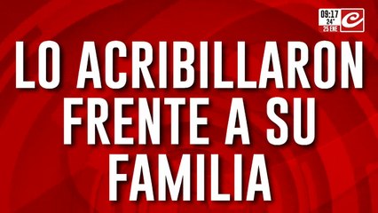 Acribillaron a hombre frente a su familia: están prófugos y nadie los busca