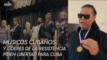 Músicos cubanos y líderes de la resistencia piden libertad para Cuba