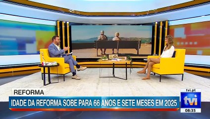 Reportagem TVI ''Prog. Esta Manha''  Reforma Antecipada nova legislação para 2025 25-01-2024