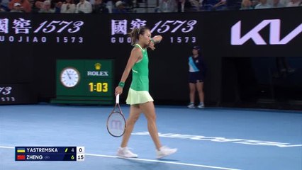 Open d'Australie - Grande première pour Zheng Qinwen