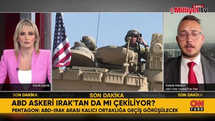 ABD askeri Irak'tan da mı çekiliyor? Pentagon'dan açıklama geldi