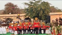 गणतंत्र दिवस समारोह की पूर्व संध्या पर शहीद स्मारक पर बैण्ड वादन