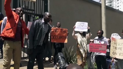 الشرطة اعتقلت بعض المتظاهرين.. تحركات تضامنية مع قطاع غزة في كينيا