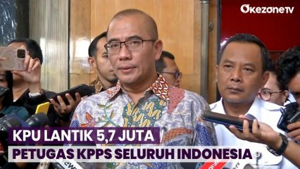 KPU Lantik 5,7 Juta Petugas KPPS di 71.000 Lokasi Serempak Se-Indonesia