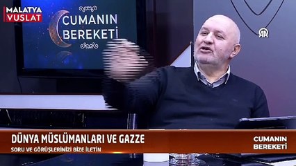 Malatya'daki deprem anı televizyonun program çekiminde