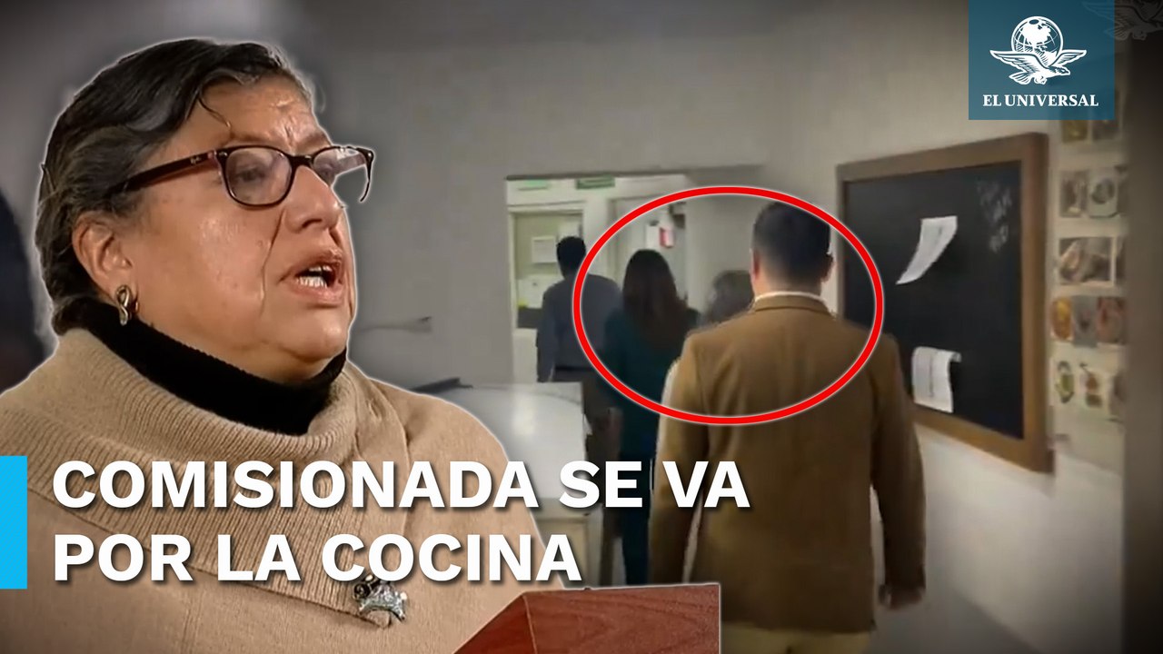 Huye de la prensa, por la cocina, la titular de la Comisión Nacional de Búsqueda