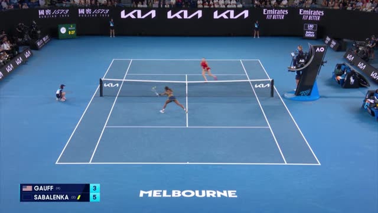 Australian Open Shot of the Day: Gauff's audacious net return