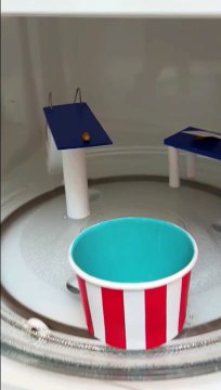 Concours de plongeon d'un grain de mais