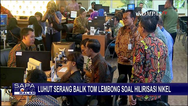 Serang Balik Tom Lembong Soal Hilirisasi, Luhut: Jangan Kasih Advice Bohong, Harga Nikel Baik
